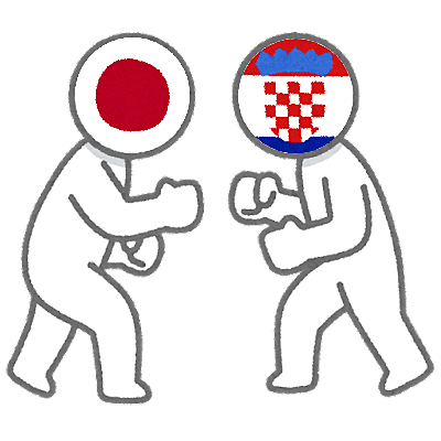 いよいよジャパンVSクロアチア！ワールドカップ